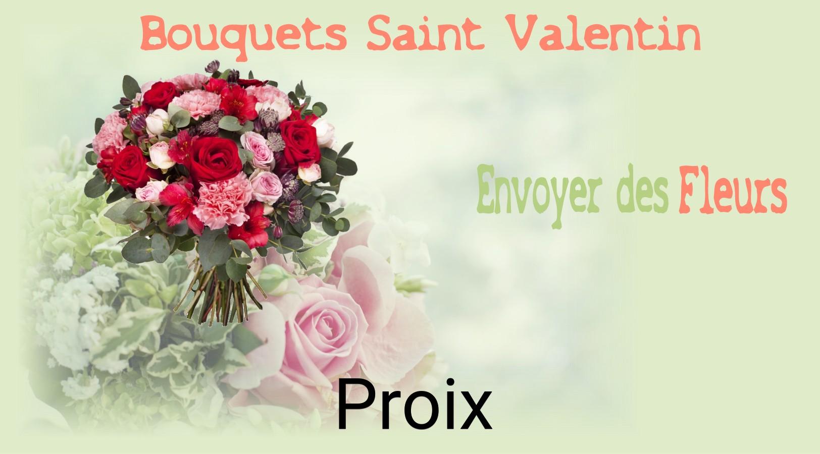 Roses de Saint-Valentin livrées à Proix